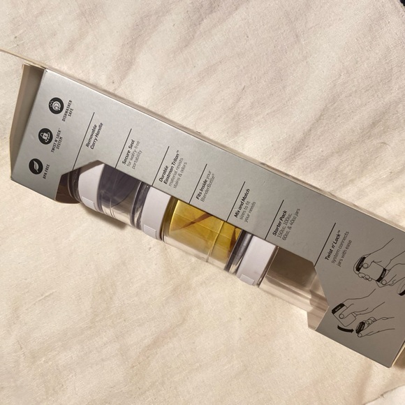 🆕 GoStack Portable Snack Snap Storage Containers NWT - Picture 3 of 4